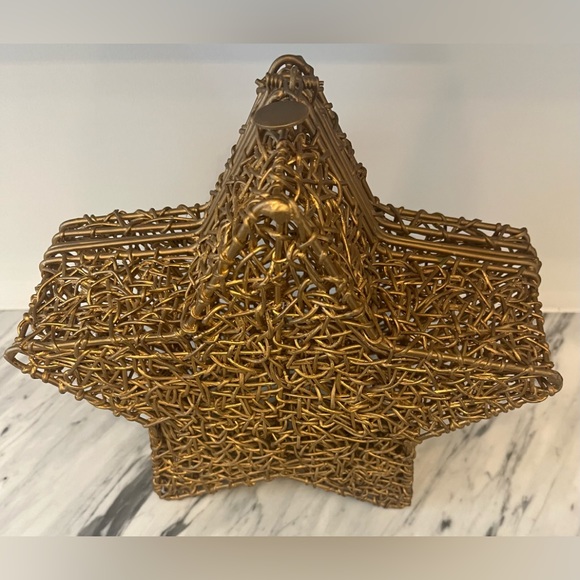 Decorative gold star - Picture 4 of 4